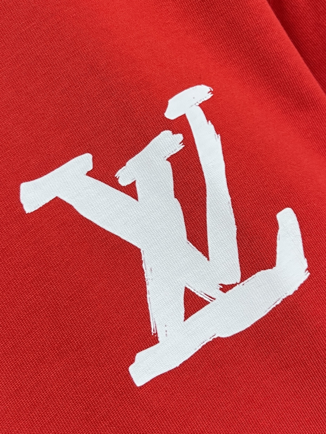 🛒🛒LV 2025fw夏季新款涂鸦刺绣短袖t恤，定制260g全棉双纱紧密爽滑面料，布面干净，布纹清晰，手