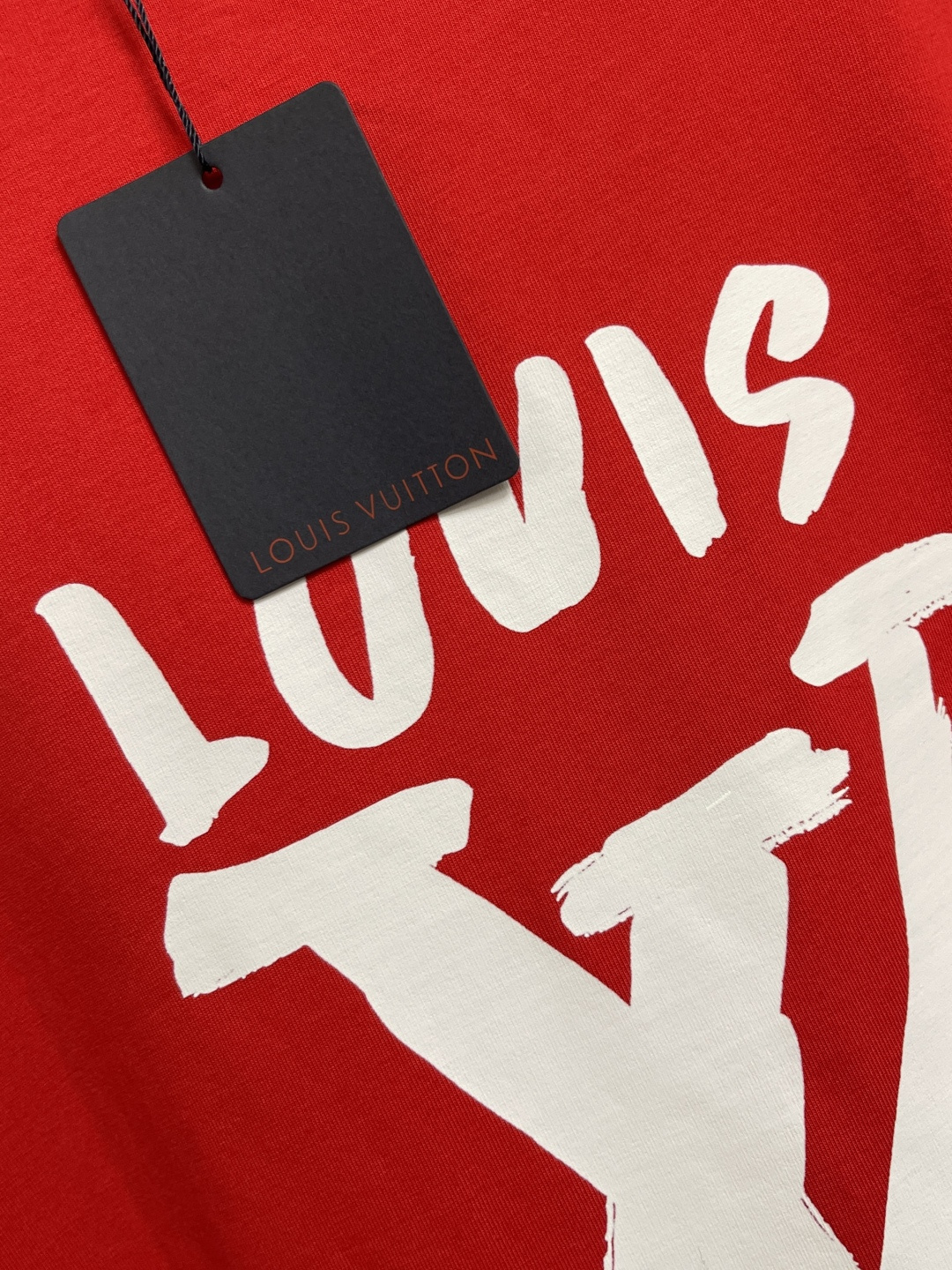 🛒🛒LV 2025fw夏季新款涂鸦刺绣短袖t恤，定制260g全棉双纱紧密爽滑面料，布面干净，布纹清晰，手