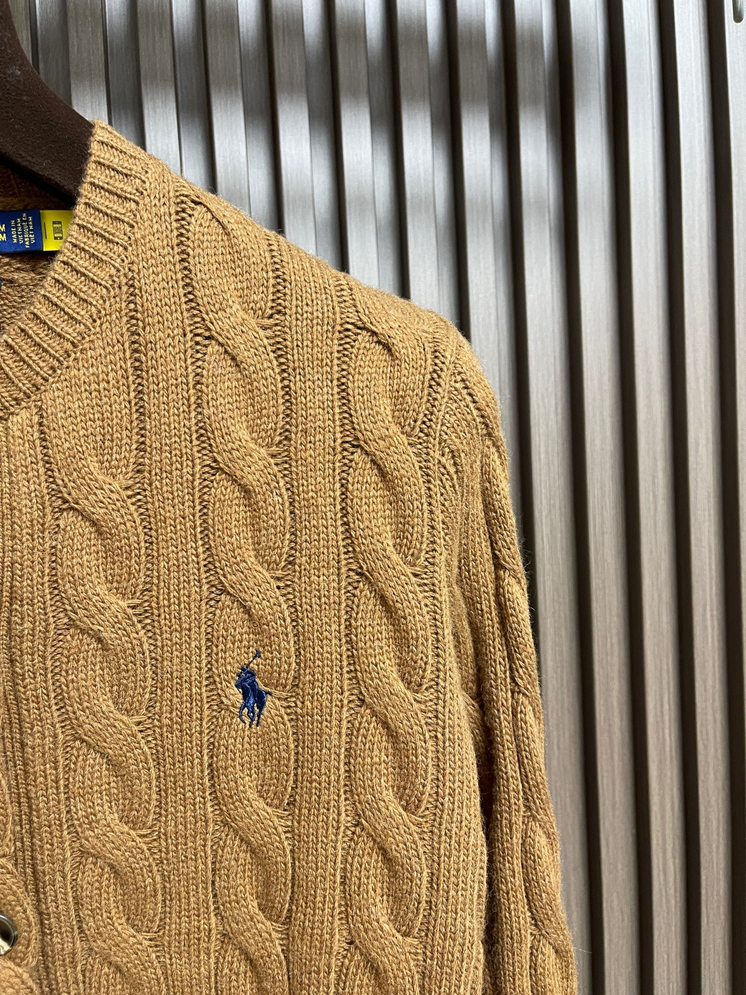 🛒🛒RAlP🆕H LAUREN 绞花小马图案刺绣开衫，女款👩 让人眼前一亮的设计，目光不自觉地被吸引，版