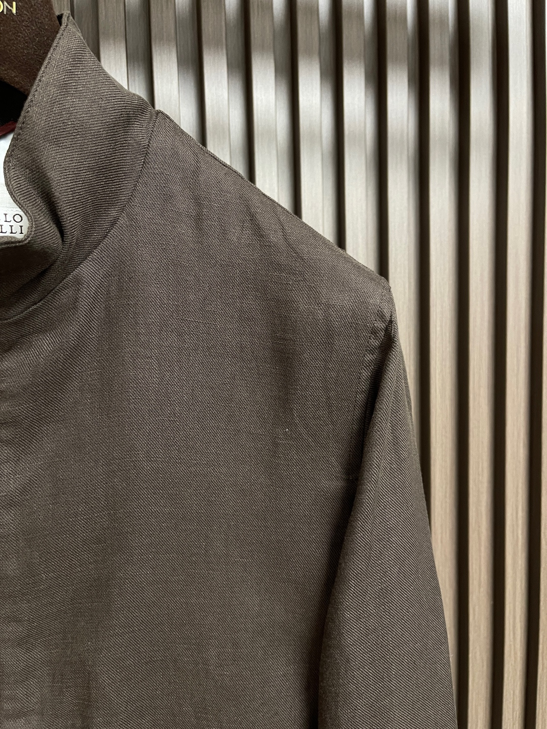 🛒🛒BC 2025s春夏新款轻薄亚麻外套，男士刺绣徽标商务休闲夹克外套！选用客供定织定染轻薄天丝亚麻面料