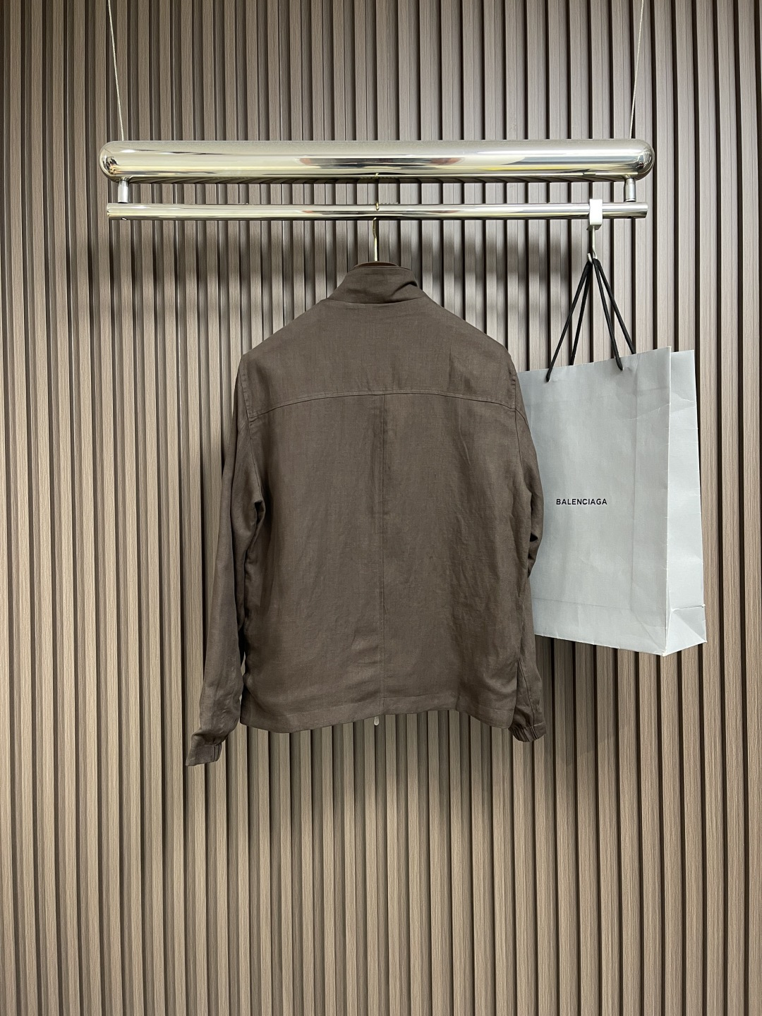 🛒🛒BC 2025s春夏新款轻薄亚麻外套，男士刺绣徽标商务休闲夹克外套！选用客供定织定染轻薄天丝亚麻面料