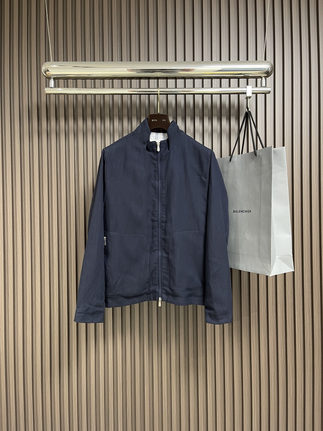 🛒🛒BC 2025s春夏新款轻薄亚麻外套，男士刺绣徽标商务休闲夹克外套！选用客供定织定染轻薄天丝亚麻面料