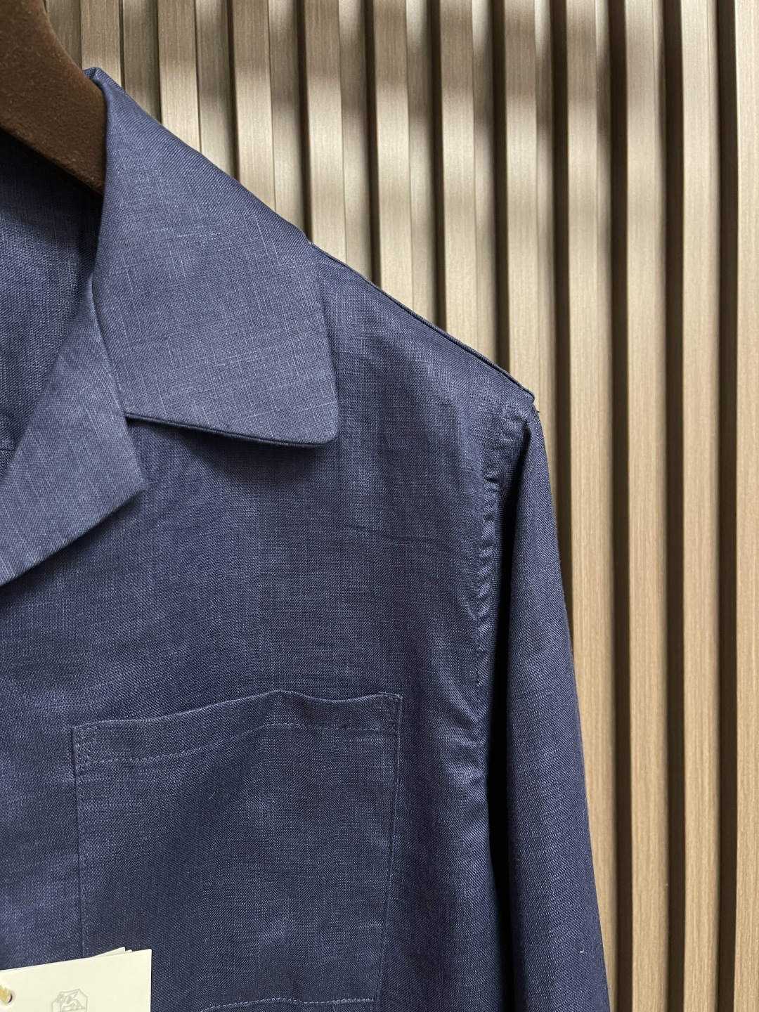 🛒🛒BC 古巴领口袋长袖纯亚麻衬衣！带你领略复古与现代的完你玩转色彩的一款亚麻长袖衬衫 经典独特设计的古