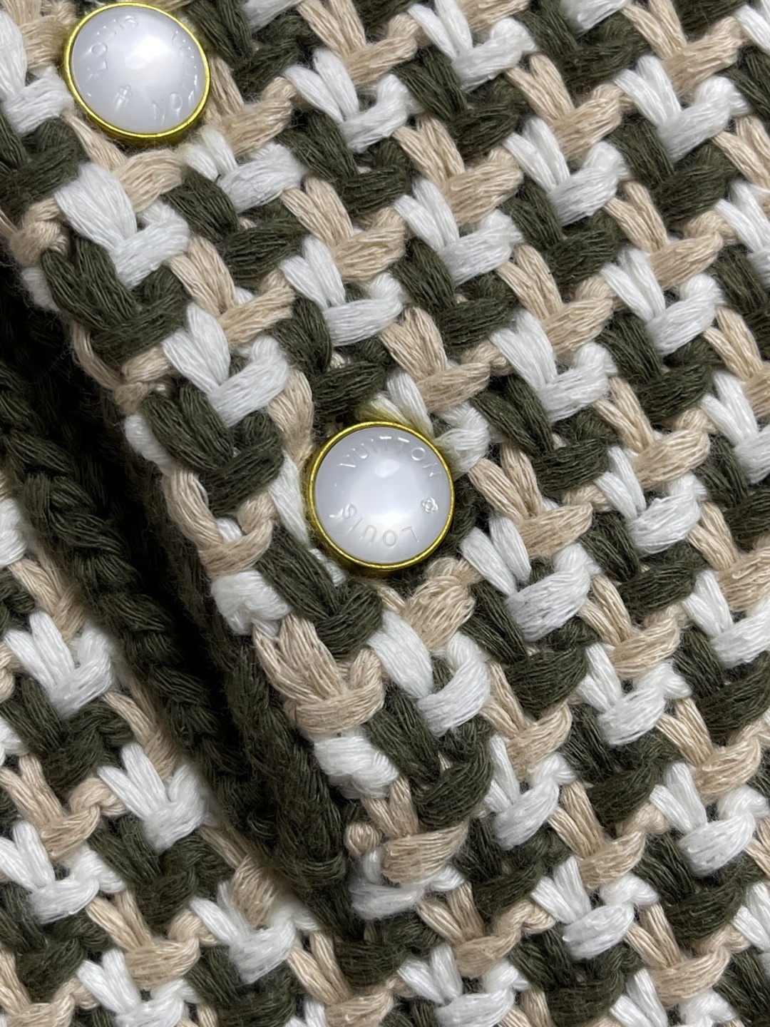 🛒🛒LV 针织提花短袖T恤，采用定织锦悦柔丝抗球面料，标志性的 Oblique 印花图案，德国进口机提花