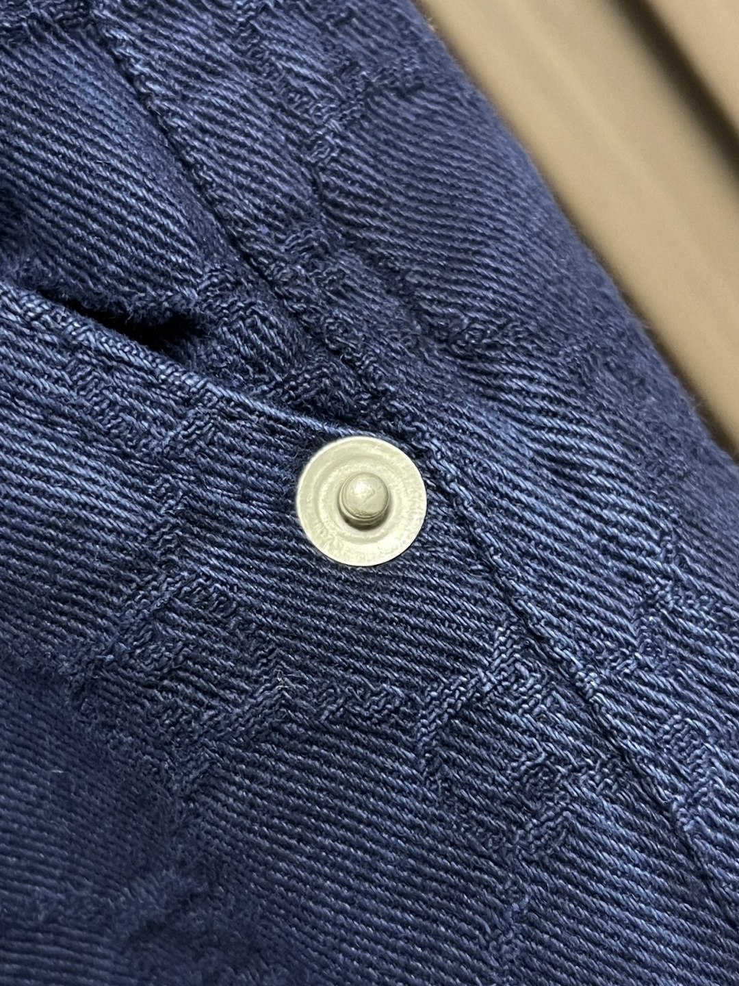 长裤🛒🛒GUCCI 暗纹双G提花翻领牛仔外套长裤套装，进口提花牛仔材质，质感舒适，挺括有型 酵素水洗工艺