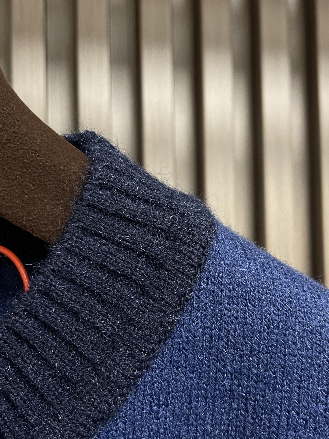 🛒🛒Dior Diamond补丁拼色毛衣，定织蓝韵山羊绒棉混纺料 细腻柔软 质感挺括 舒适贴肤 以蓝韵为