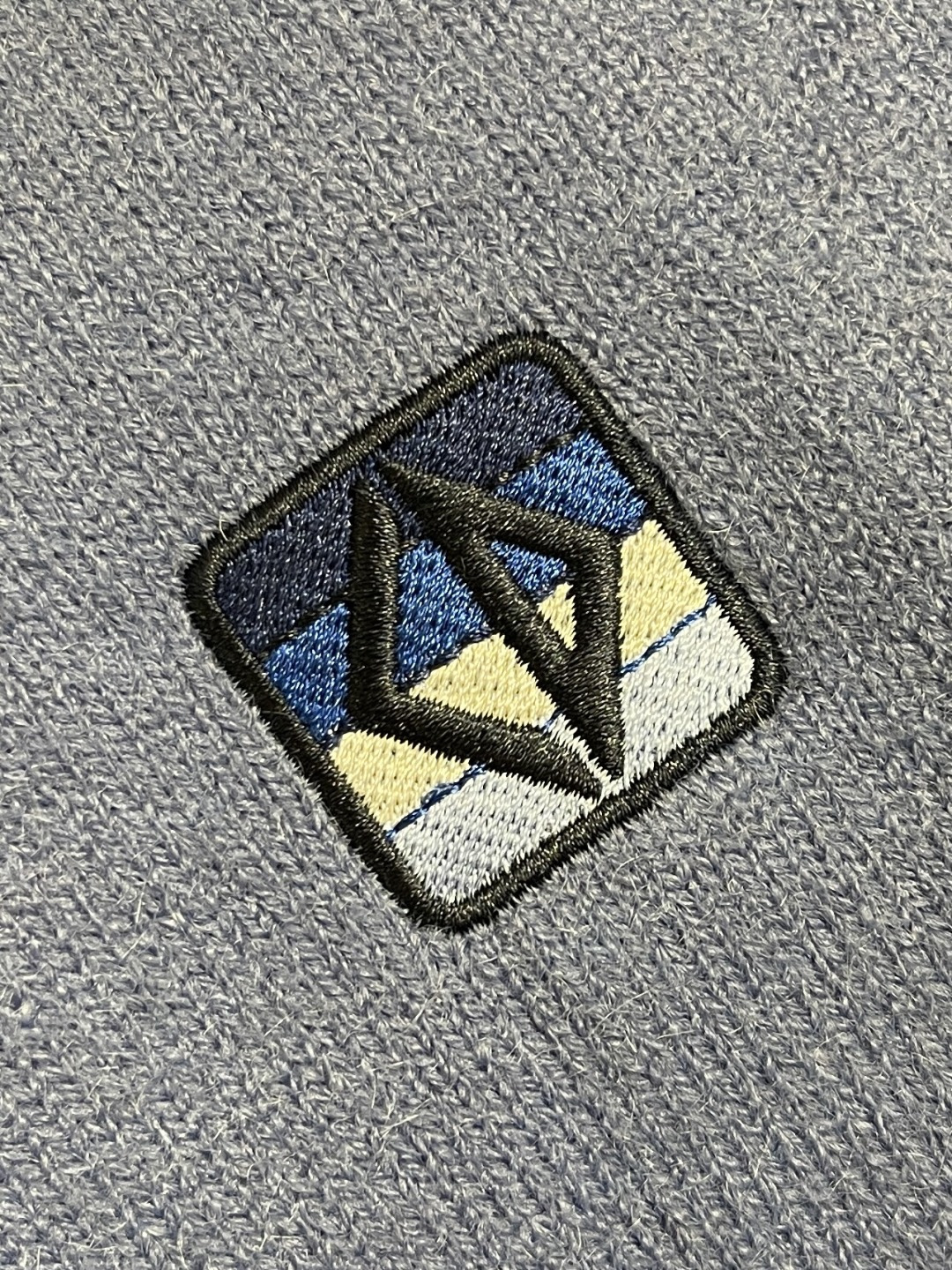 🛒🛒Dior Diamond补丁拼色毛衣，定织蓝韵山羊绒棉混纺料 细腻柔软 质感挺括 舒适贴肤 以蓝韵为