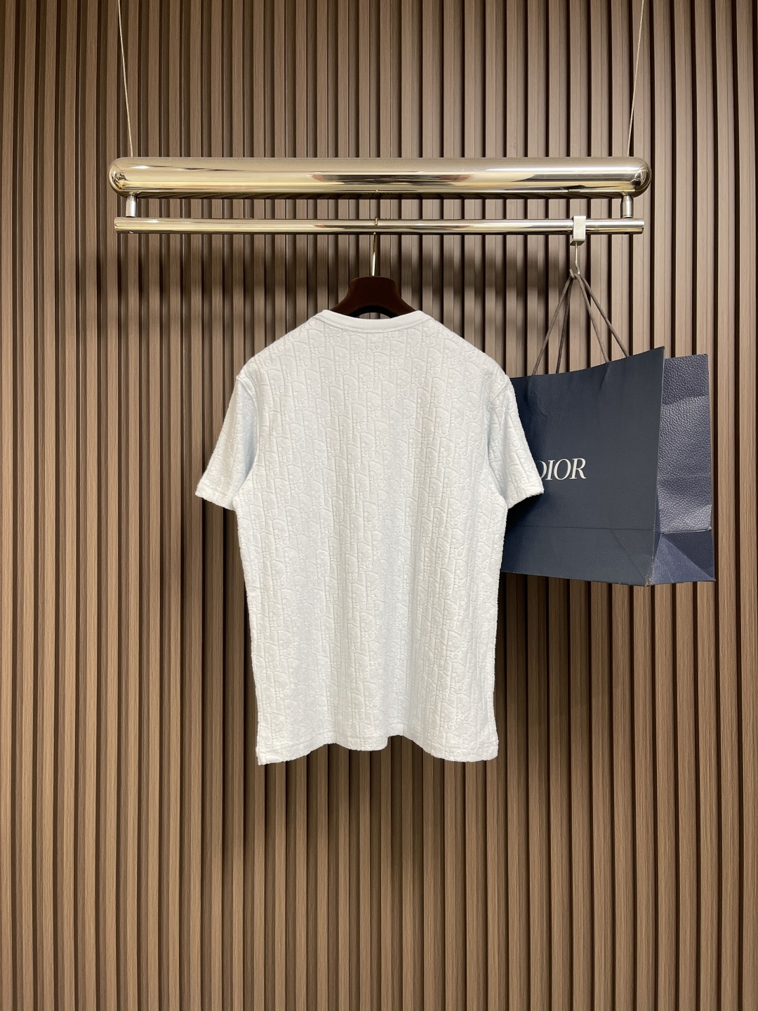 🛒🛒Dior 凹凸暗纹提花短袖T恤！定制300克全棉毛巾面料满印提花，质感舒适度都是拉满的，辨识度很高，