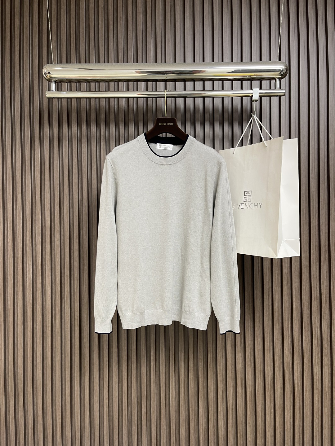 🛒🛒BC Brunello Cucinelli 2025SS秋季新品假两件长袖T恤，帅气时尚，简约百搭款