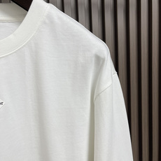 🛒🛒Dior 小标签圆领长袖T恤,棉质平纹针织面料,采用24S特纺紧密棉面料,185g;搭配32S双纱螺 🛒🛒Dior 小标签圆领长袖T恤,棉质平纹针织面料,采用24S特纺紧密棉面料,185g;搭配32S双纱螺