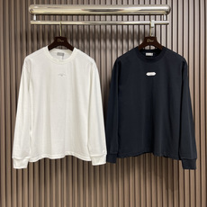 🛒🛒Dior 小标签圆领长袖T恤,棉质平纹针织面料,采用24S特纺紧密棉面料,185g;搭配32S双纱螺 🛒🛒Dior 小标签圆领长袖T恤,棉质平纹针织面料,采用24S特纺紧密棉面料,185g;搭配32S双纱螺