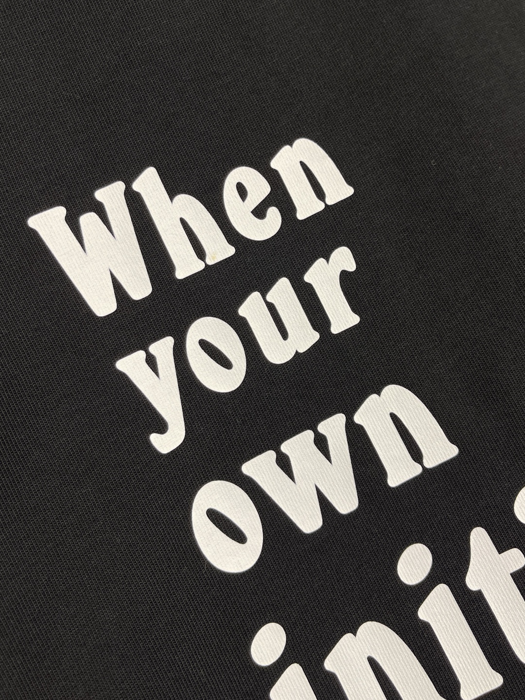 🛒🛒BV 2025SS秋冬新款标语印花长袖T恤，立体logo标识胶印印花工艺，面料定织定染，采用双股双纱