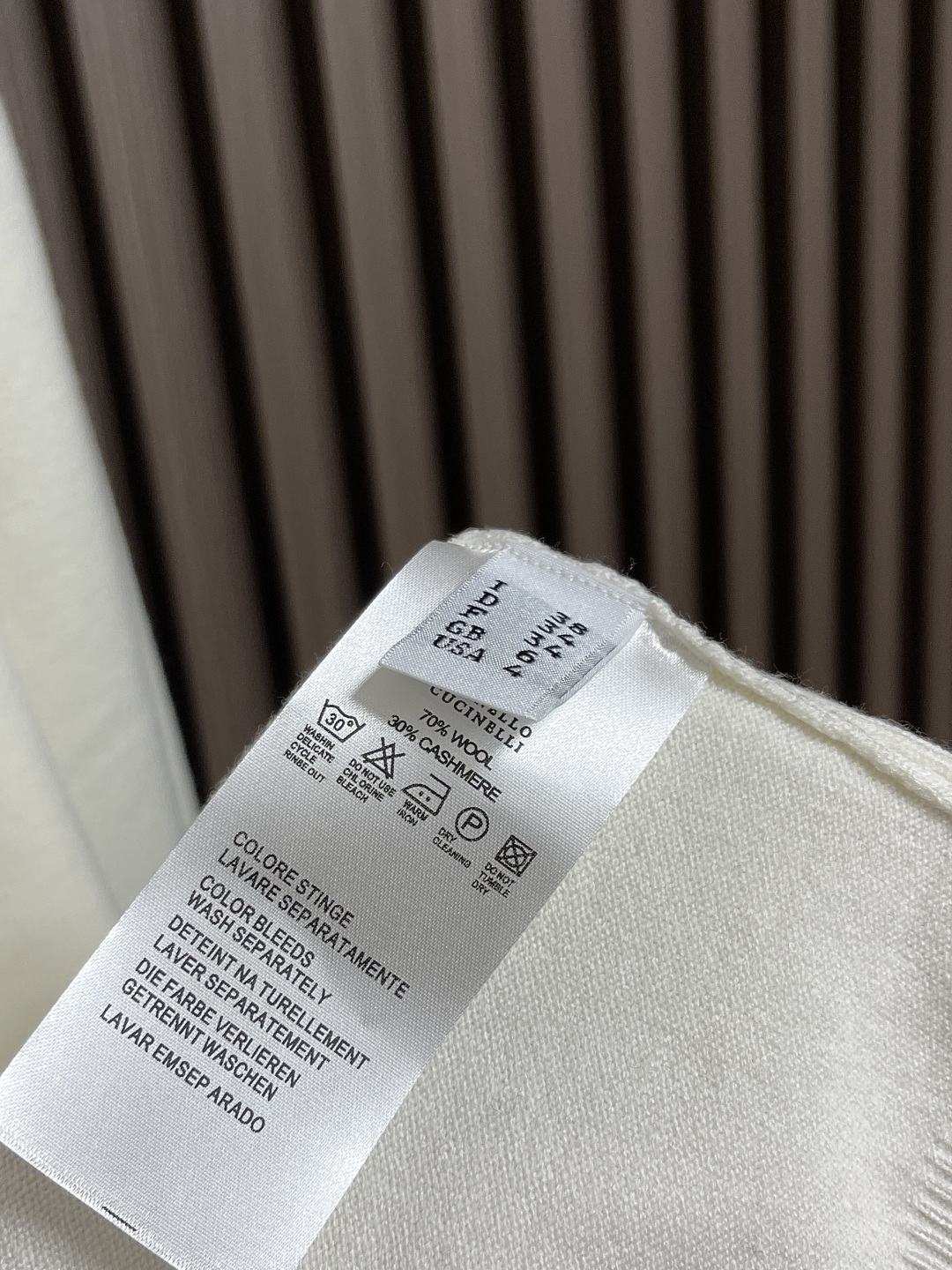 🛒🛒BrunelloCucinelli布鲁内洛．库奇内利 BC 长袖针织POLO衫 看似简约的设计 领口