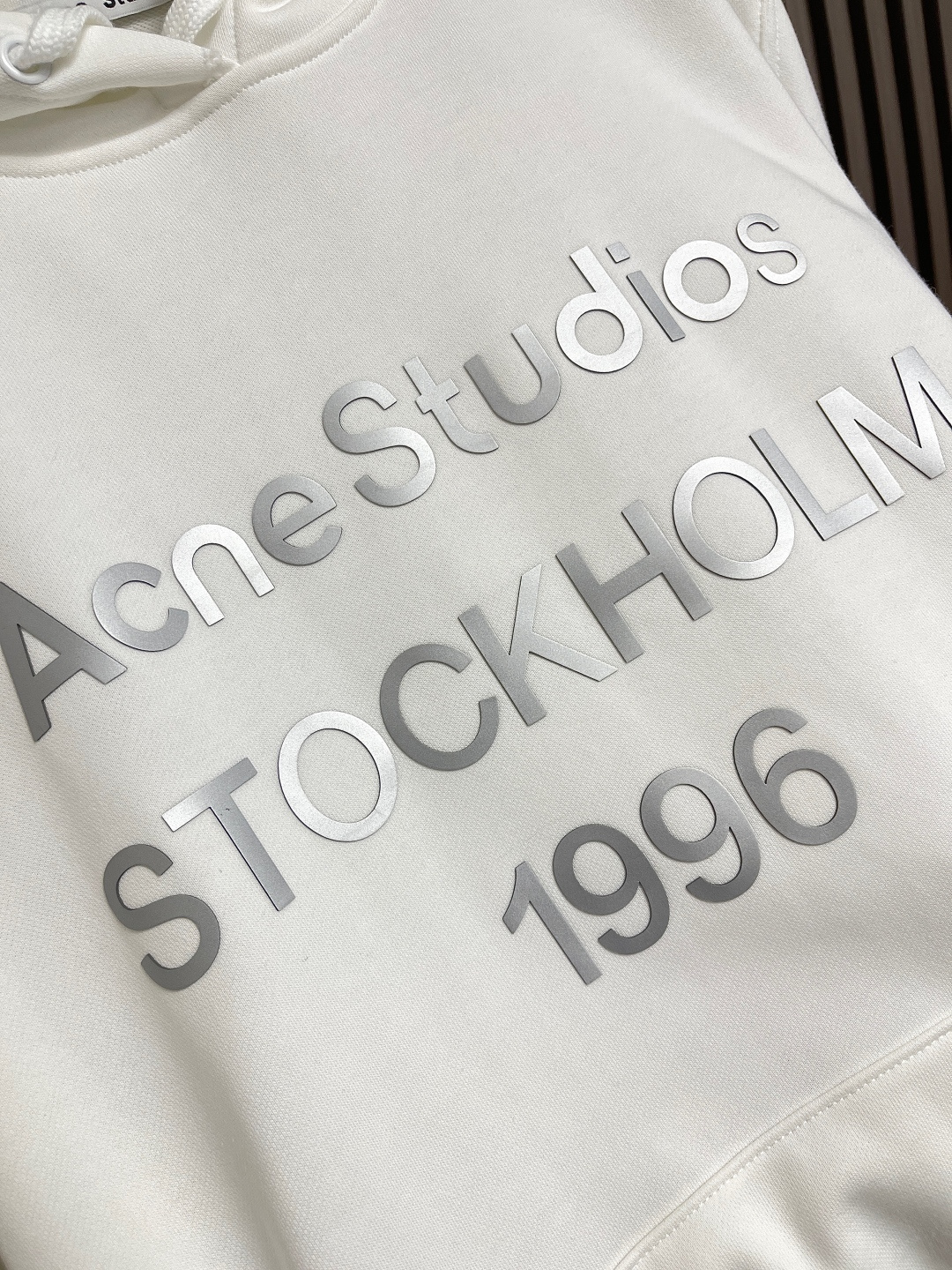 🛒🛒acne studio 2025SS连帽长袖卫衣，3d立体胶印工艺 不开裂不脱胶，双纱纯棉！手感超棒