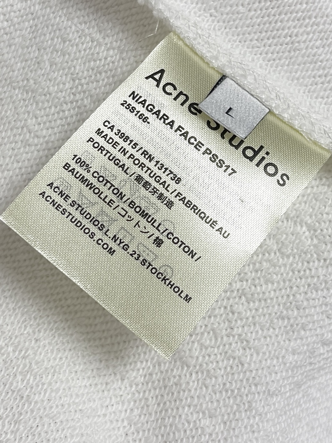 🛒🛒acne studio 2025SS连帽长袖卫衣，3d立体胶印工艺 不开裂不脱胶，双纱纯棉！手感超棒