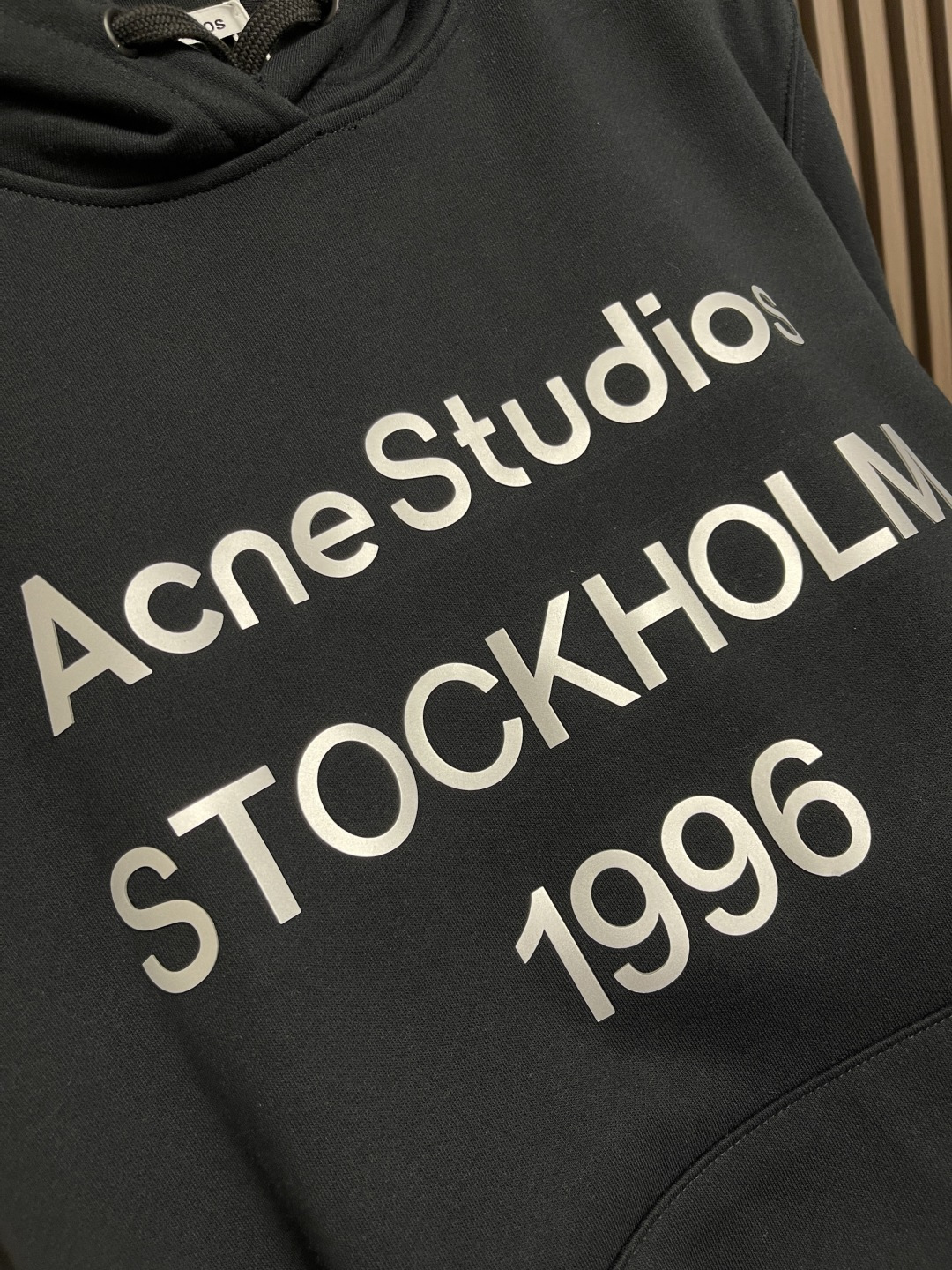 🛒🛒acne studio 2025SS连帽长袖卫衣，3d立体胶印工艺 不开裂不脱胶，双纱纯棉！手感超棒