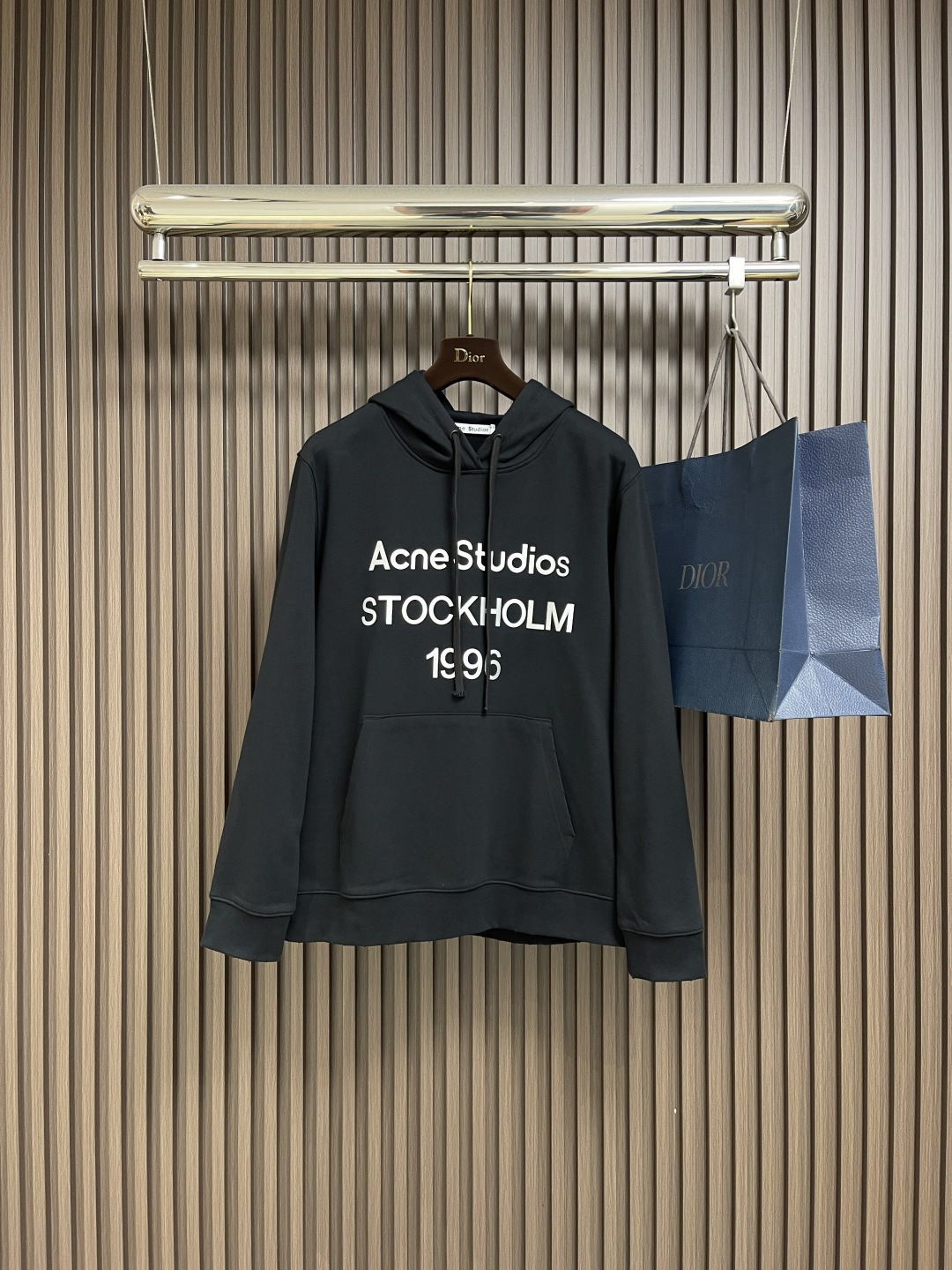 🛒🛒acne studio 2025SS连帽长袖卫衣，3d立体胶印工艺 不开裂不脱胶，双纱纯棉！手感超棒