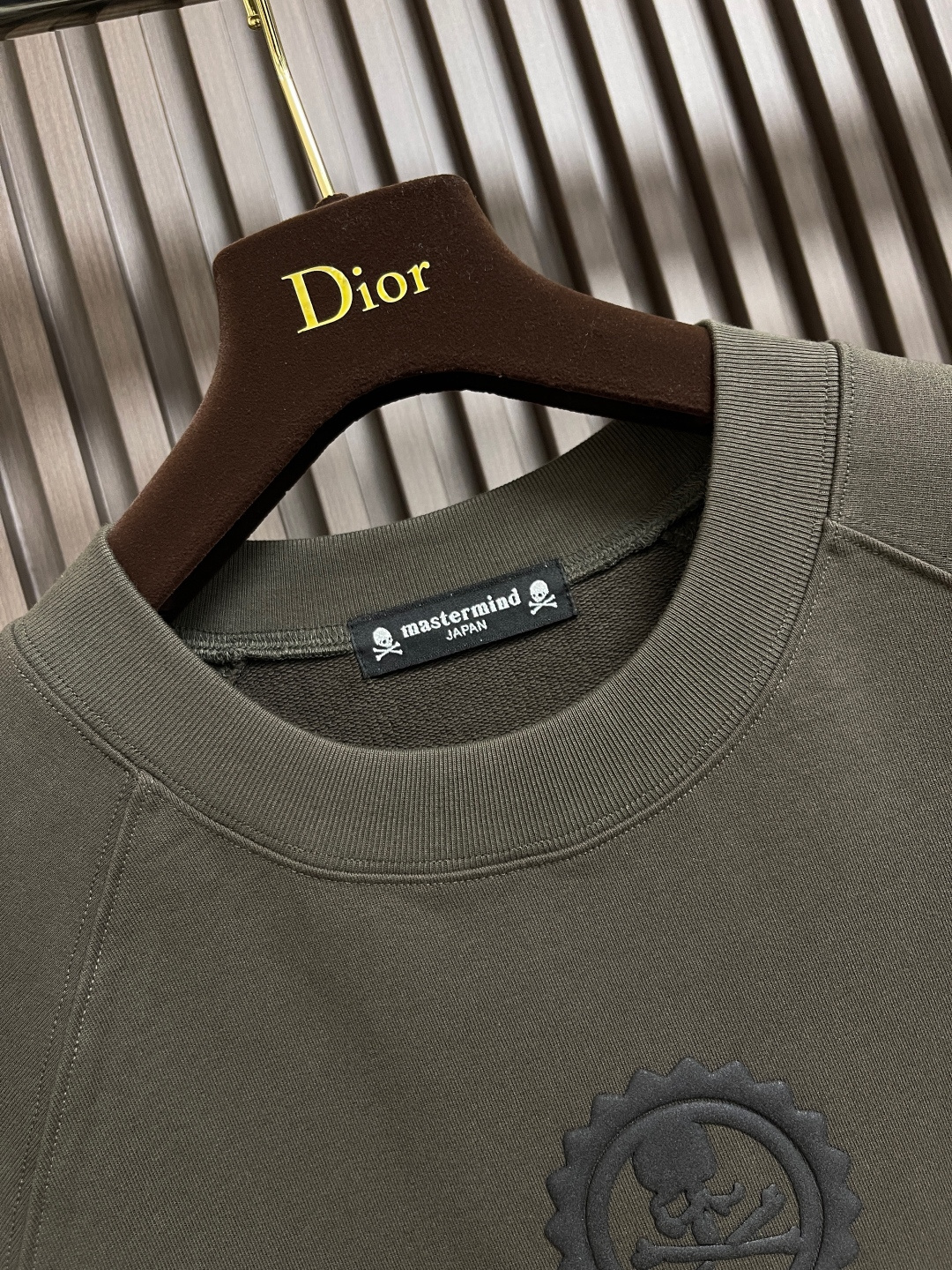 🛒🛒mmj 前后立体胶印logo圆领长袖T恤。非常有质感。立体胶印＋特殊包边裁剪！!2025早秋新款。m