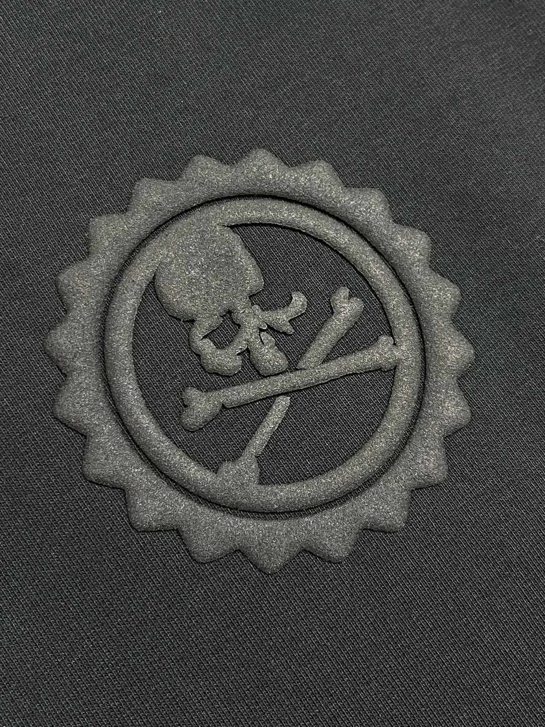 🛒🛒mmj 前后立体胶印logo圆领长袖T恤。非常有质感。立体胶印＋特殊包边裁剪！!2025早秋新款。m