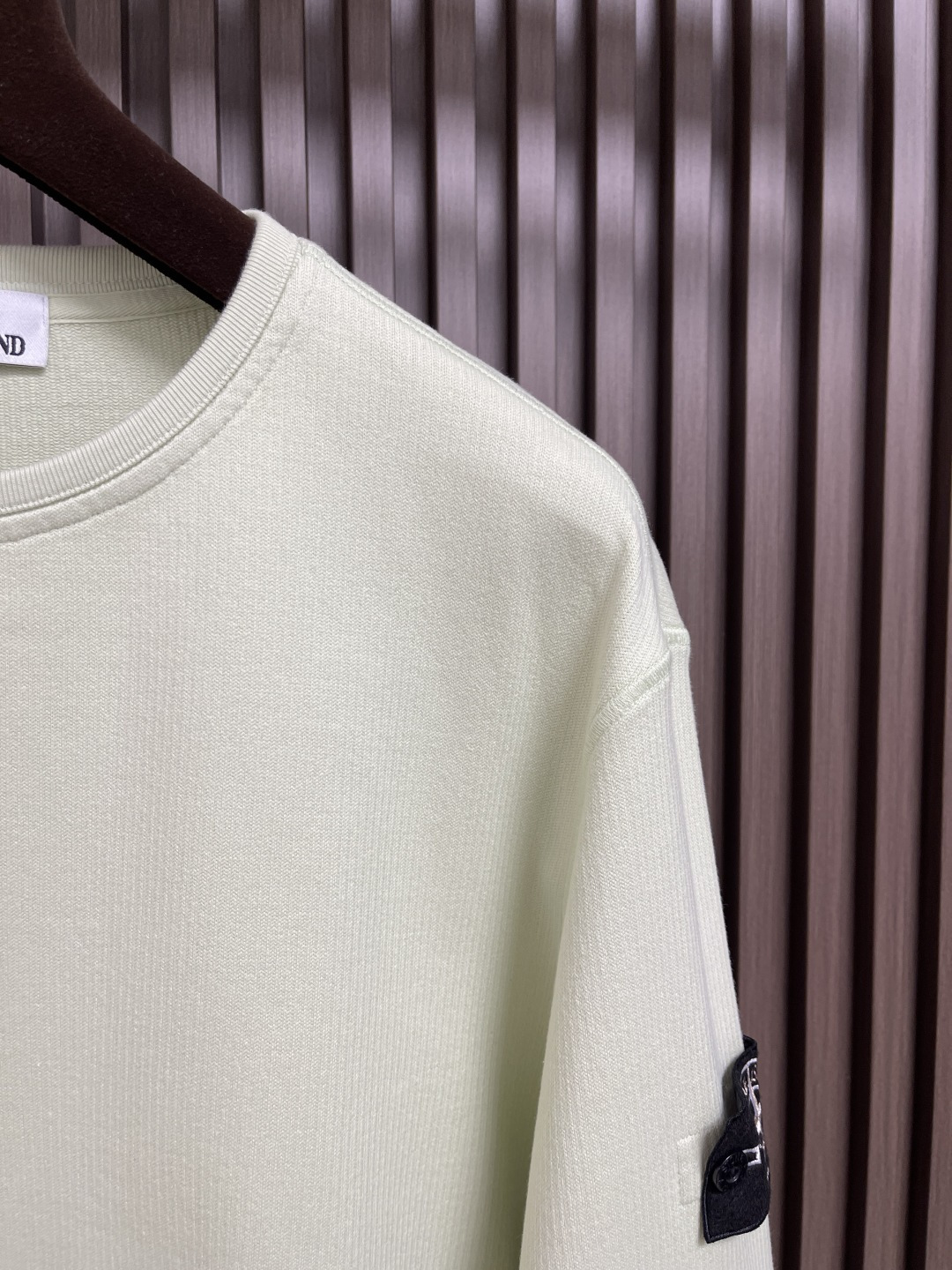 🛒🛒Stone Island 石头岛，罗盘经典小 logo 长袖 T恤，洗水消毛效果，采用进口260支欧