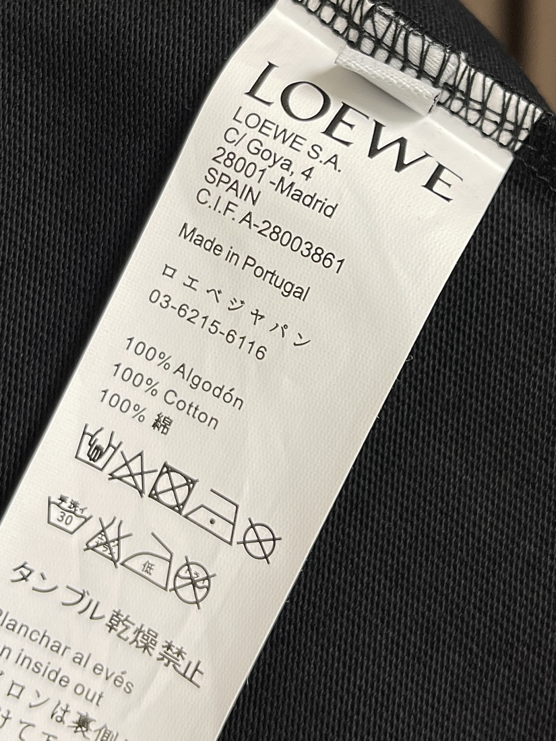 🛒🛒LOEWE 罗意威 2025ss新款圆领长袖T恤，定制全棉材质 亲肤柔软 弹力十足 圆领长袖裁剪 领