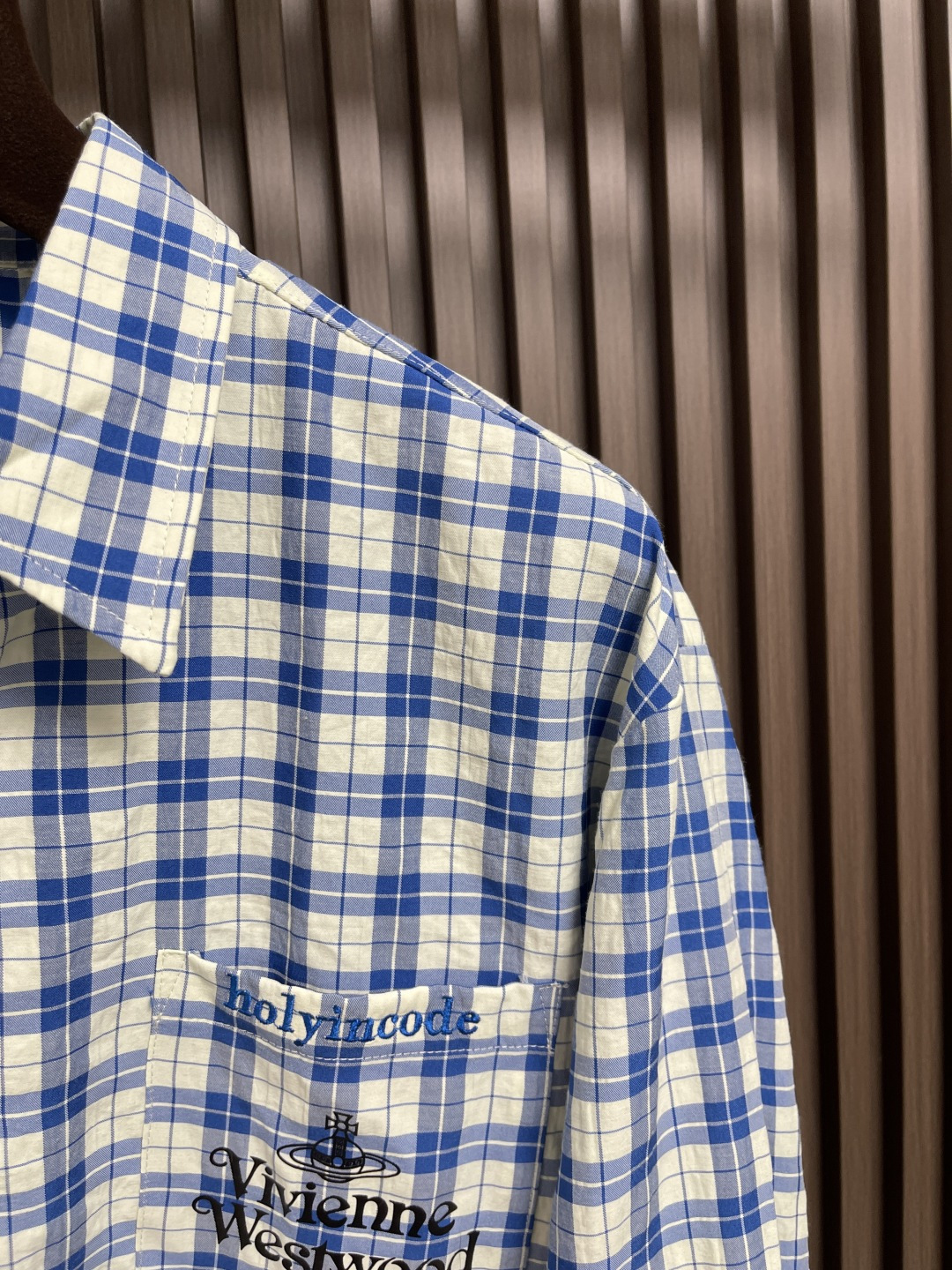 🛒🛒vivienne westwood 西太后格纹长袖衬衫，属于有款有型有设计的完美款，轻松满足各位所有