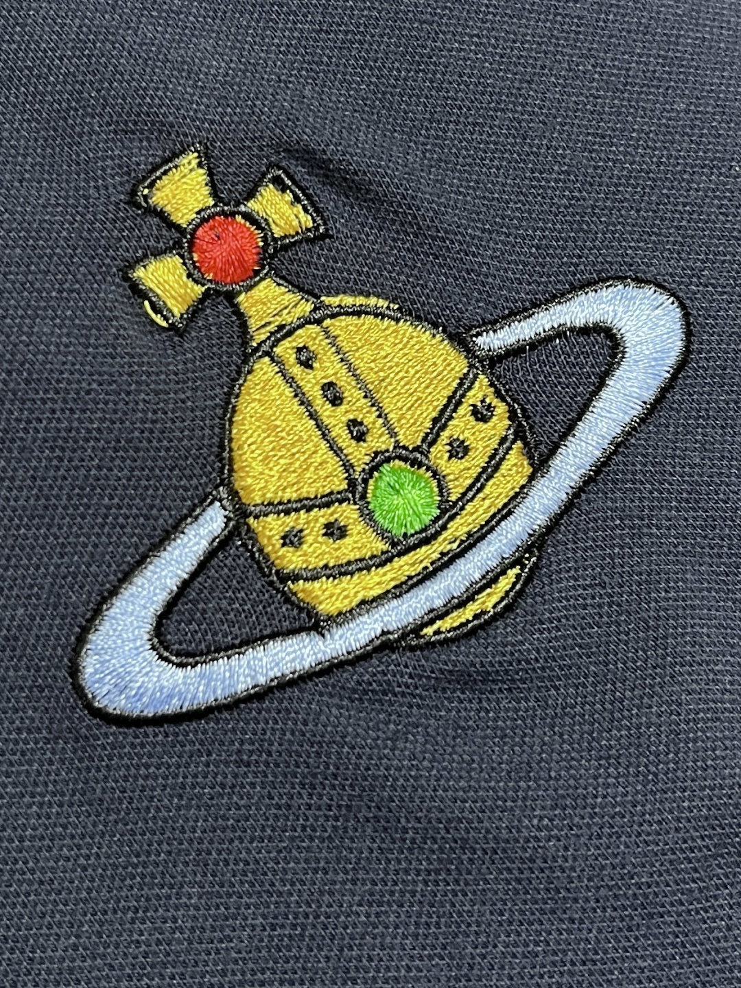 🛒🛒VIVIENNE WESTWOOD西太后 土星星球刺绣珠地棉长袖POLO，面料定向开发原版一致220