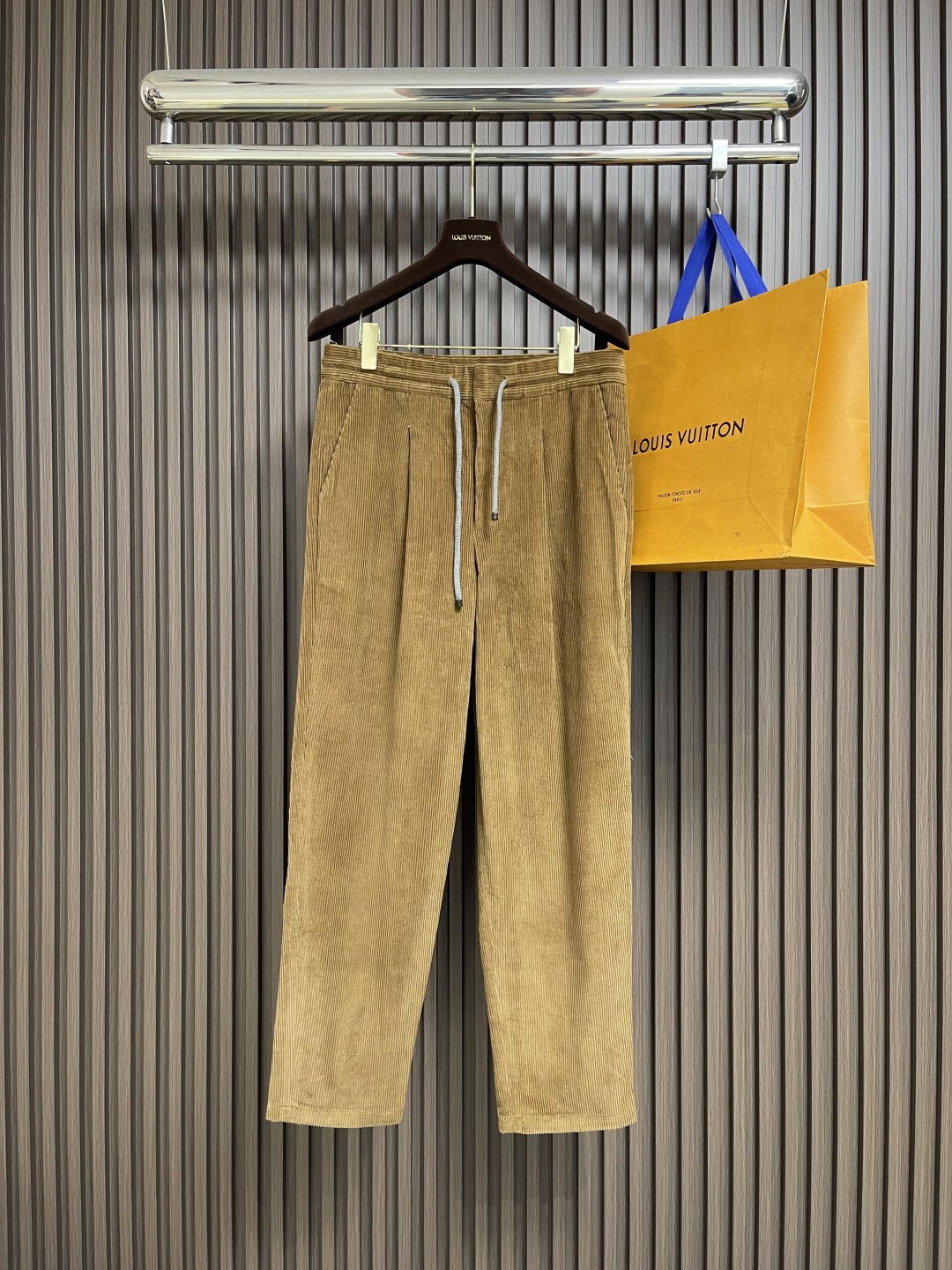 🛒🛒BC brunello cucinelli 抽绳灯芯绒直筒长裤 定制YB进口灯芯绒材质 面料柔挺舒适