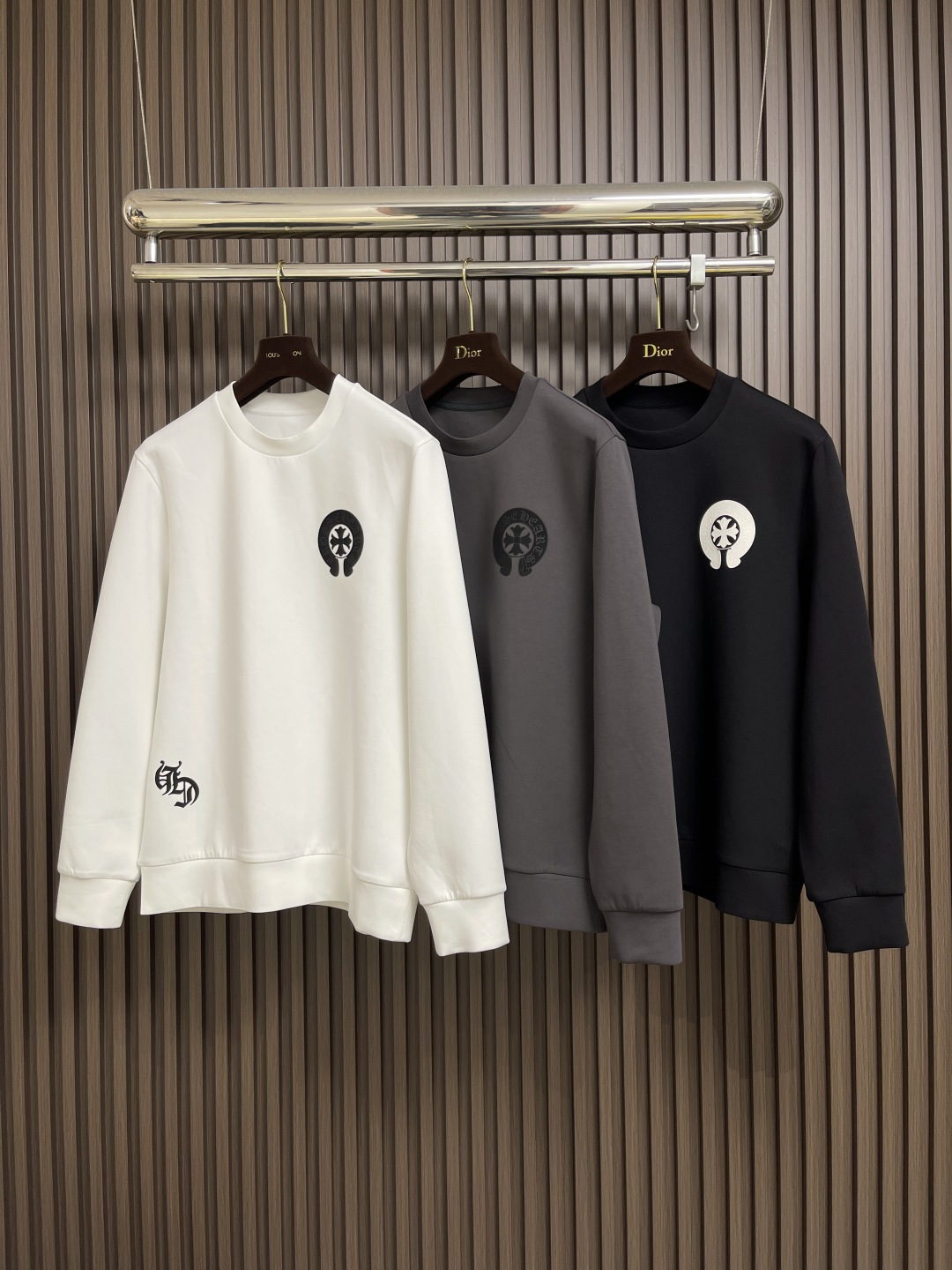 🛒🛒CH 克罗心胸前品牌标识印花圆领卫衣，原汁原味的细节！刺绣缝纫卫衣，顶级手工艺搭配细腻的设计…高阶穿