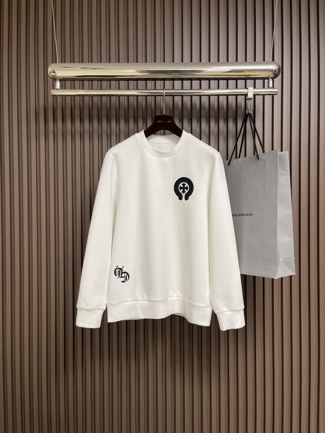 🛒🛒CH 克罗心胸前品牌标识印花圆领卫衣，原汁原味的细节！刺绣缝纫卫衣，顶级手工艺搭配细腻的设计…高阶穿