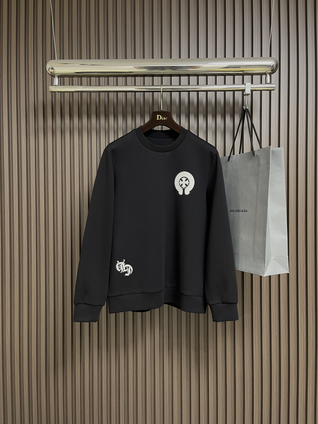 🛒🛒CH 克罗心胸前品牌标识印花圆领卫衣，原汁原味的细节！刺绣缝纫卫衣，顶级手工艺搭配细腻的设计…高阶穿