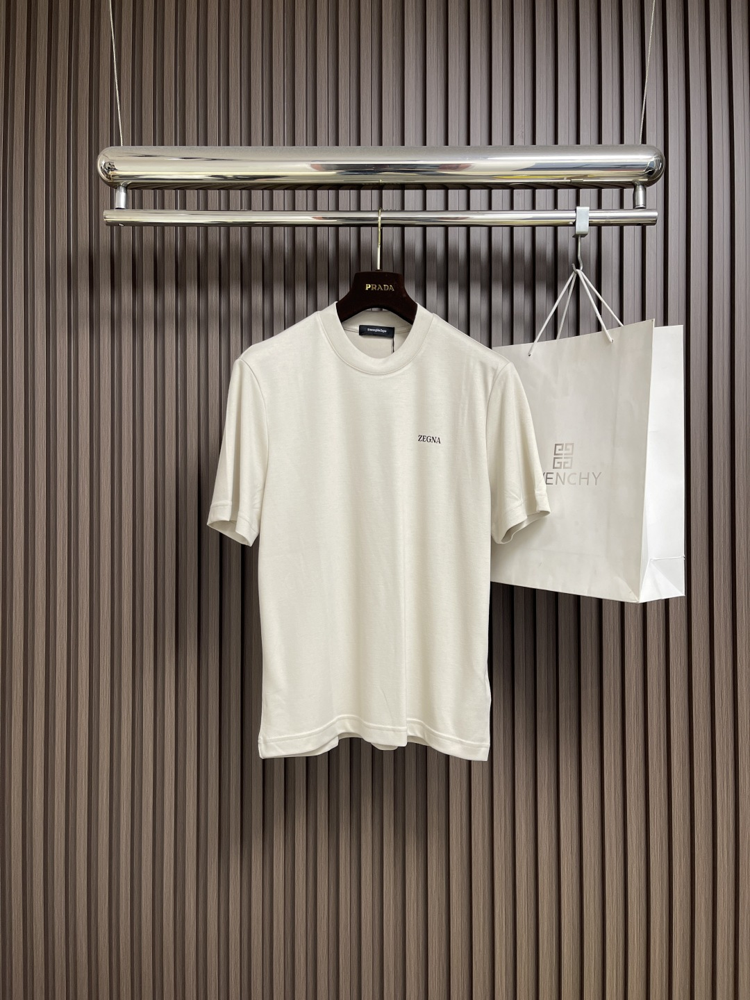 🛒🛒Zegna 2025fw秋冬新品圆领短袖T恤，时尚休闲打底衫，进口优质澳绒打造，给您羊绒般的呵护、非