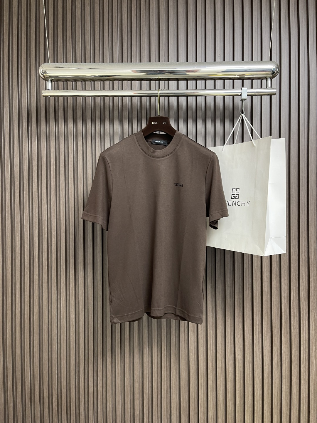 🛒🛒Zegna 2025fw秋冬新品圆领短袖T恤，时尚休闲打底衫，进口优质澳绒打造，给您羊绒般的呵护、非