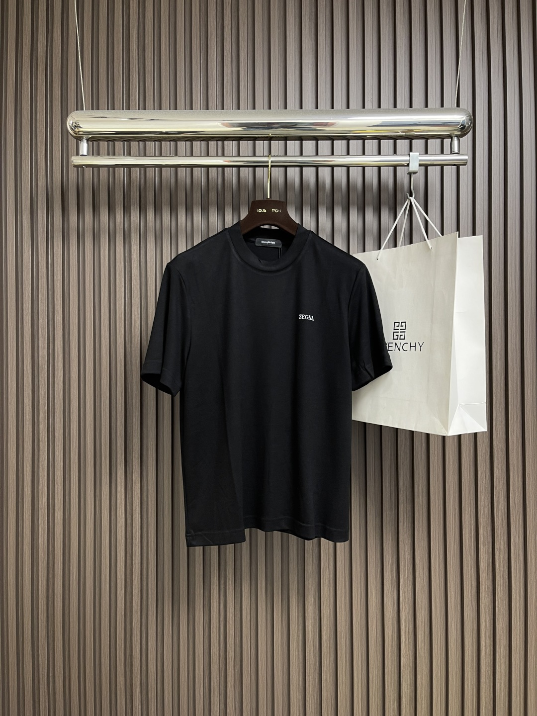 🛒🛒Zegna 2025fw秋冬新品圆领短袖T恤，时尚休闲打底衫，进口优质澳绒打造，给您羊绒般的呵护、非