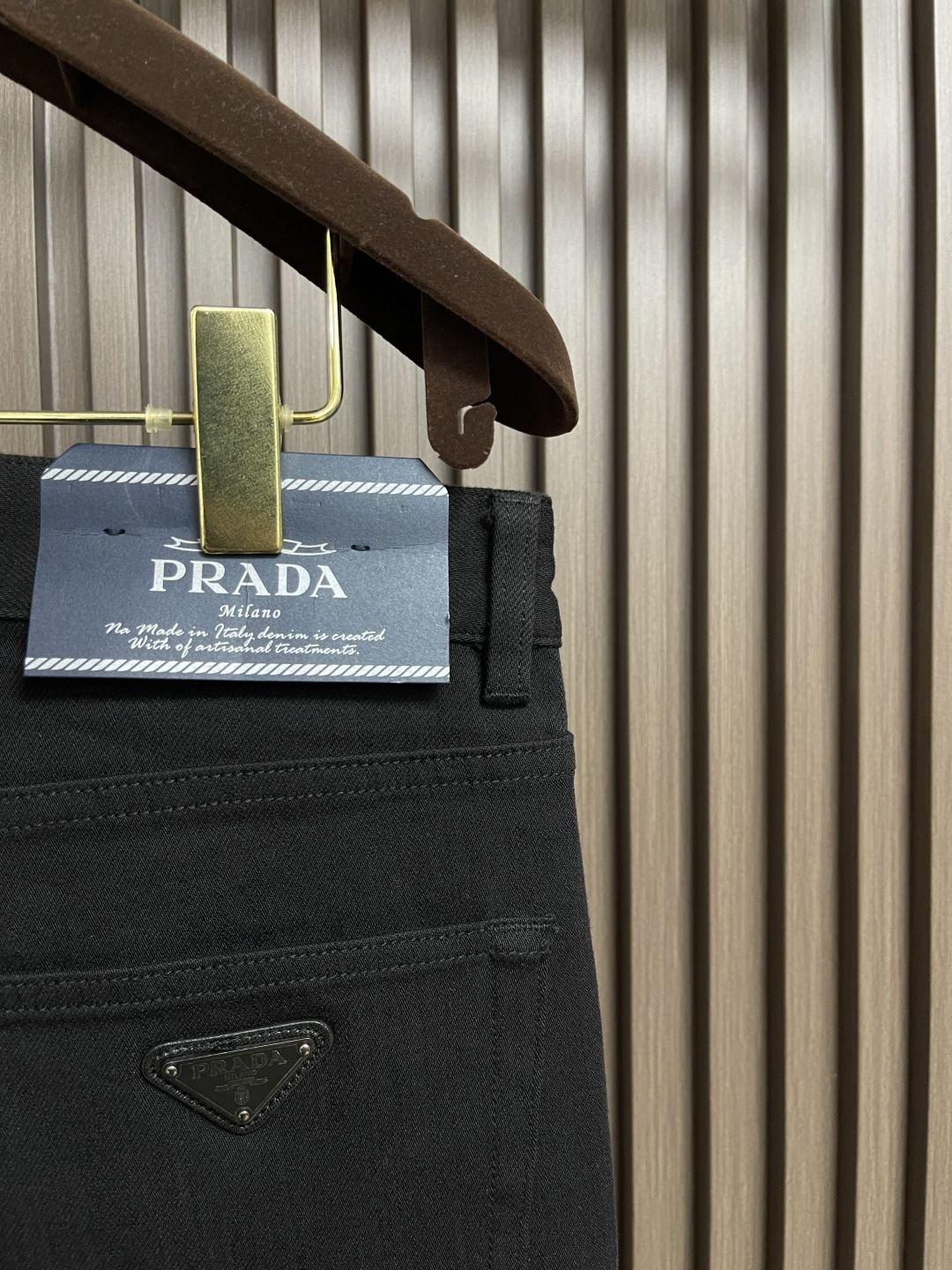 🛒🛒Prada 三角标识牛仔裤 定制复刻 客供五金辅料 原单品质 进口牛仔面料重工洗水 做工走线精细 上