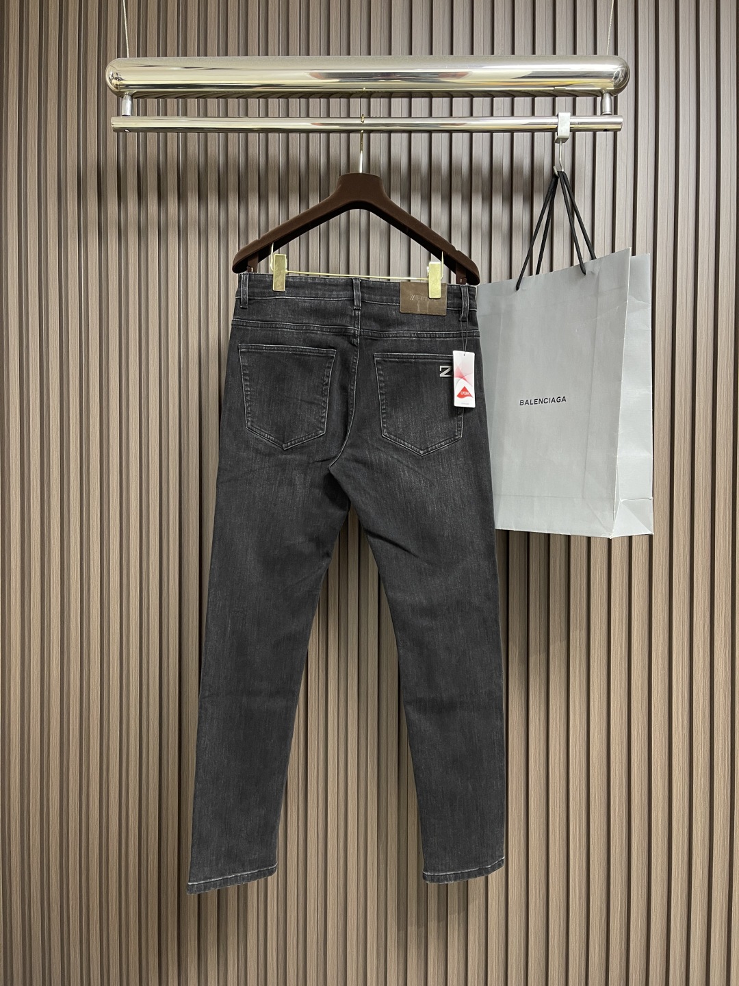 🛒🛒Ermenegildo Zegna 2025SS早秋新品，时尚休闲牛仔裤，进口原版水洗弹力面料，上身