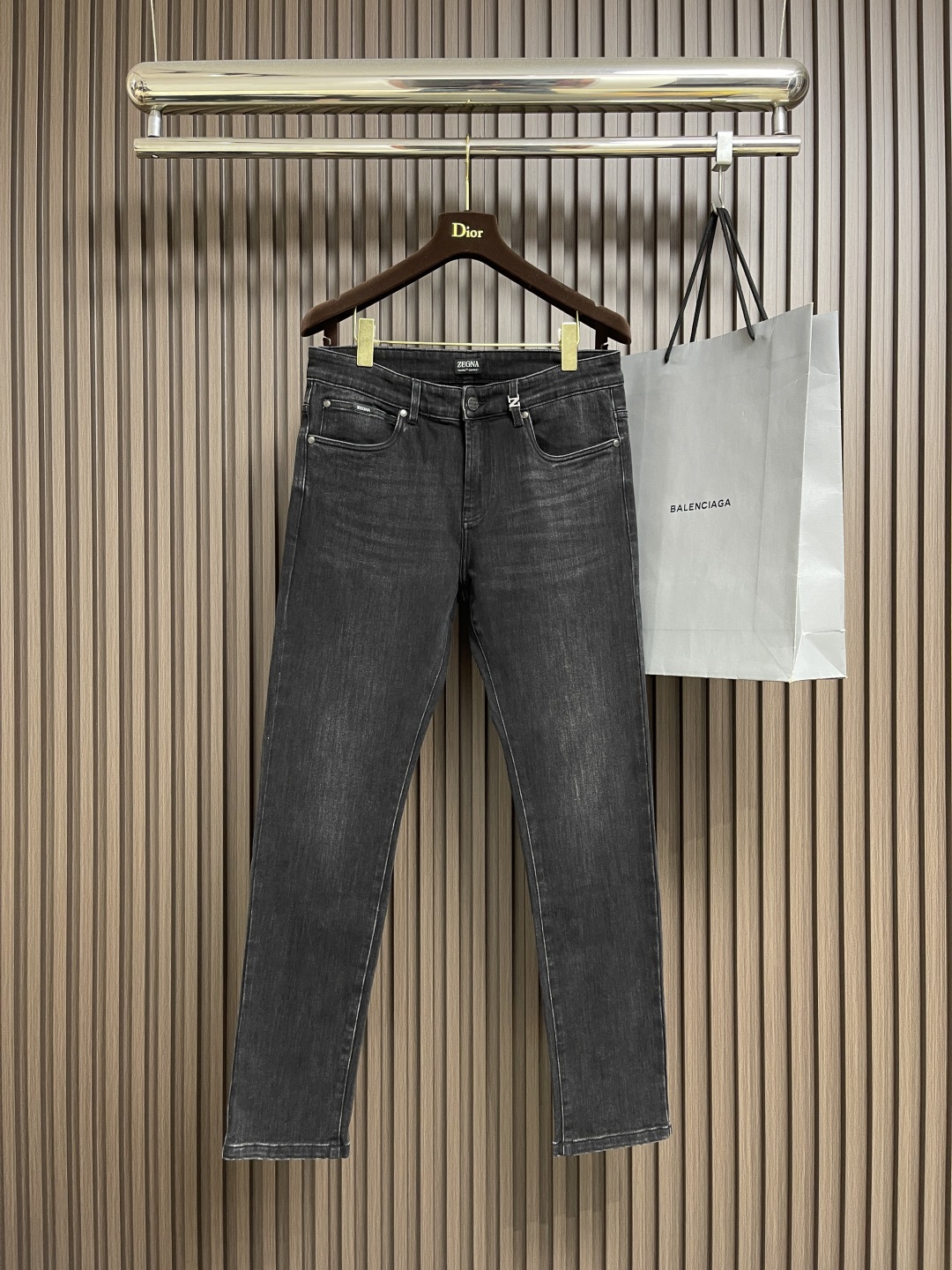 🛒🛒Ermenegildo Zegna 2025SS早秋新品，时尚休闲牛仔裤，进口原版水洗弹力面料，上身