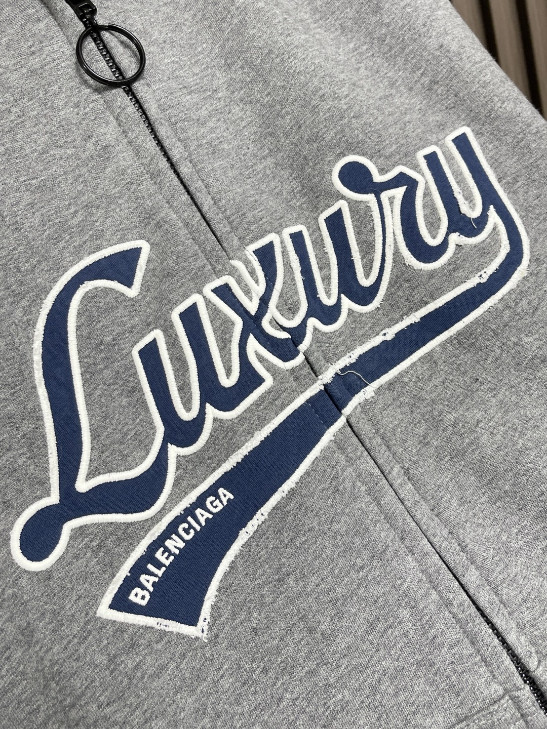 🛒🛒Balenciaga Blcg Lusury秋冬新款毛领拉链连帽卫衣，整衣全部定做 面料轻微抓毛 五