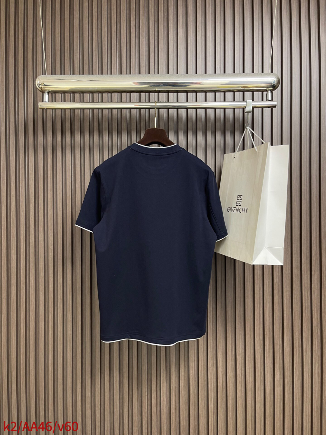 🛒🛒Brunello Cucinelli BC 胸前刺绣假两件圆领短袖T恤，2026SS早春新款短袖 男