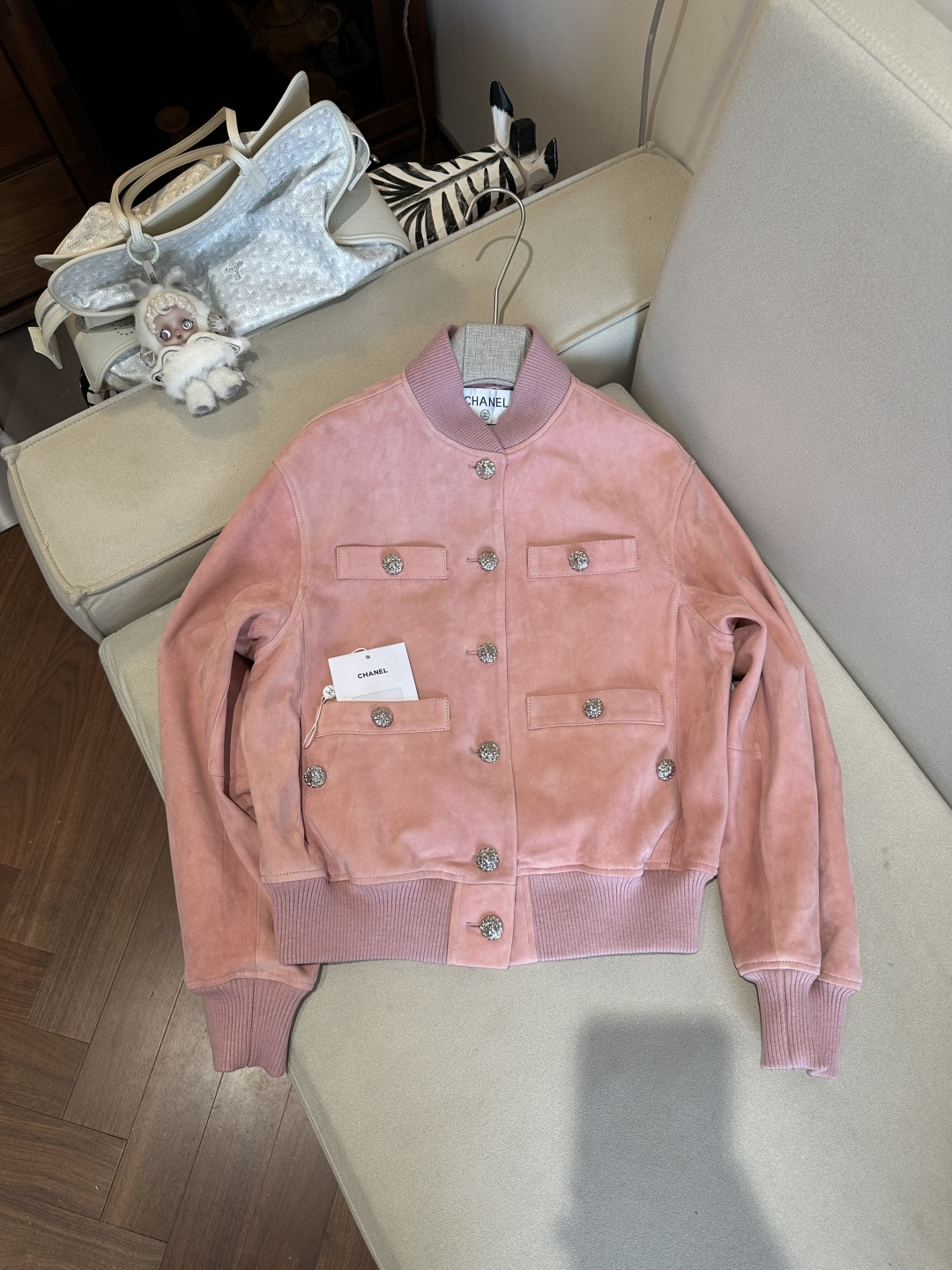 NO:858792,CHANE*2026 new product imported from Italy goat suede leather S-XL, Chanel-clothing, chanel, chanel,19860909CHANE*2026新品意大利进口山羊反绒面皮 S-XL,香奈儿-服装,chanel,chanel,,Women's clothing