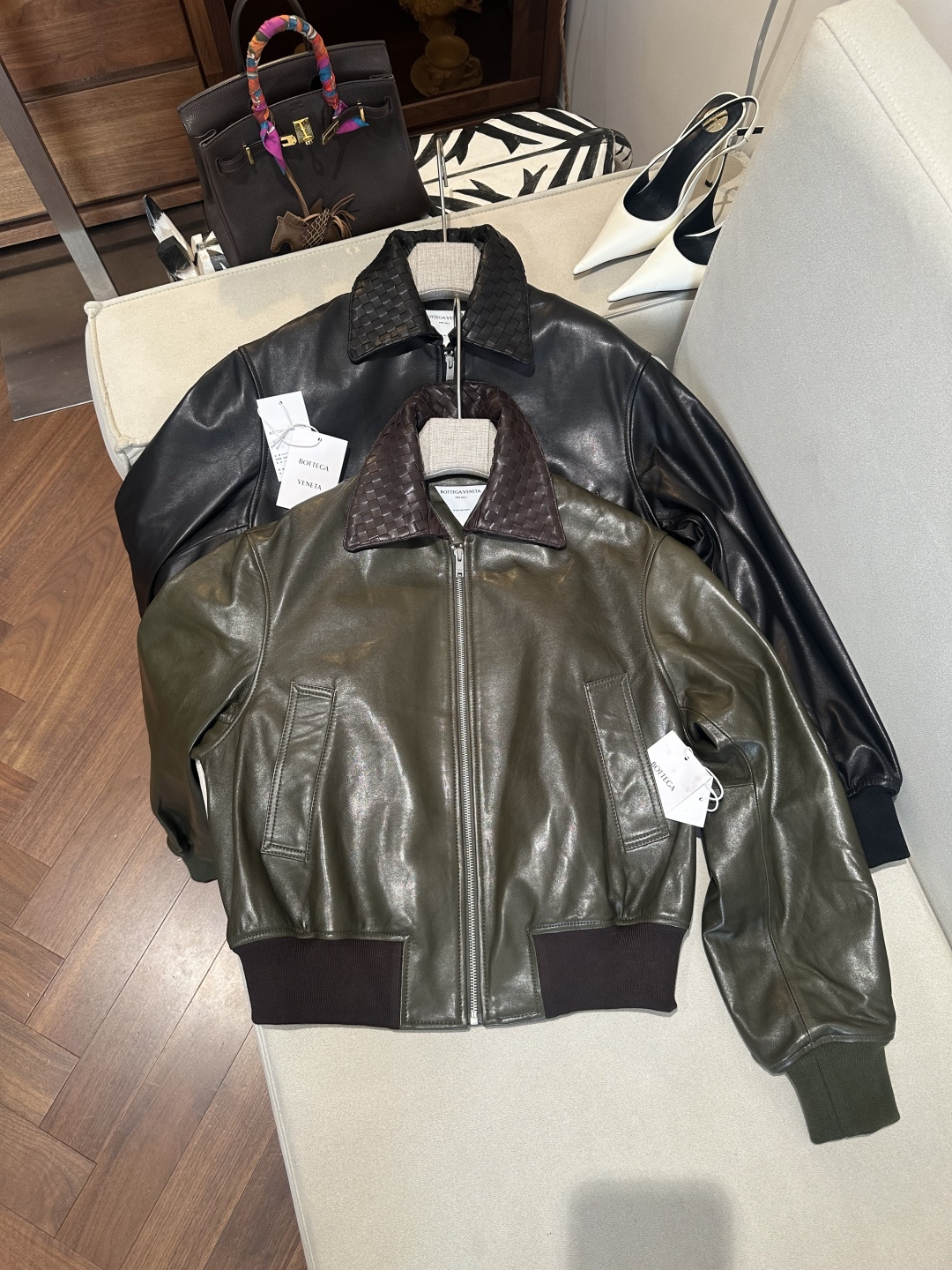 NO:945493,Bottega vene*t^ Italian imported vegetable tanned leather sheepskin hand-woven collar S-XL special sizes can be customized, Bottega Veneta - Clothing, bottega veneta, bottega veneta, sheepskin,19860909Bottega vene*t^意大利进口植鞣皮 羊皮手工编制领S-XL特殊码数可定制,葆蝶家-服装,bottega veneta,bottega veneta,sheepskin,,Women's clothing