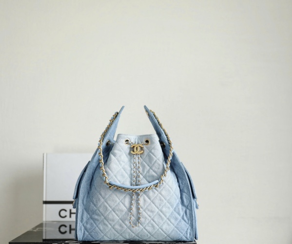 Chanel 25 Bag Denim Light Blue Medium, Spring/Summer 2025 Collection 1 Chanel 25 Bag Denim Light Blue Medium, Spring/Summer 2025 Collection