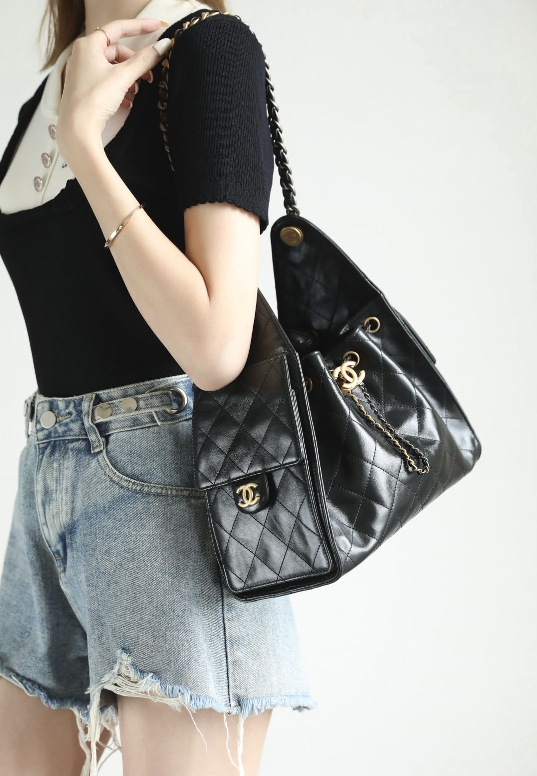 Chanel 2.55 Reissue Flap Bag, Dual-Tone Chain, Quilted