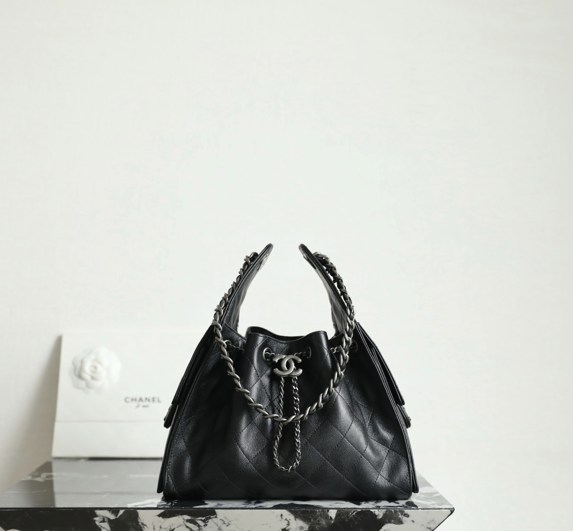 샤넬 25B 스몰 가방 블랙 C-581 30x26x14cm 34552