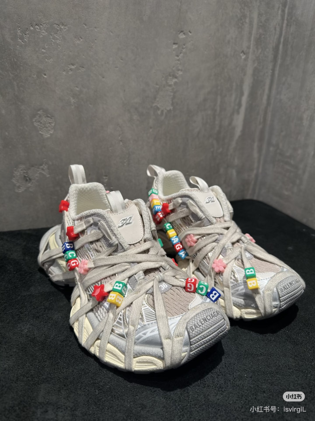 NO:750939,Balenciaga 3XL beaded series Haoxian 35-46, dad shoes, balenciaga19860909巴黎世家3XL 串珠系列 好仙 35-46,老爹鞋,balenciaga,Women's Shoes