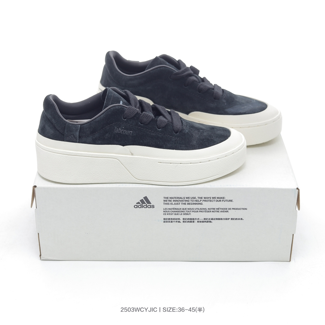集合 ❗️回归极简,春夏上脚这双LABCOURT吧!阿迪达斯Adidas Labcourt Low Lab球场系列经典复古低帮百搭休闲运动板鞋 ID6227 编号:2503WCYJIC