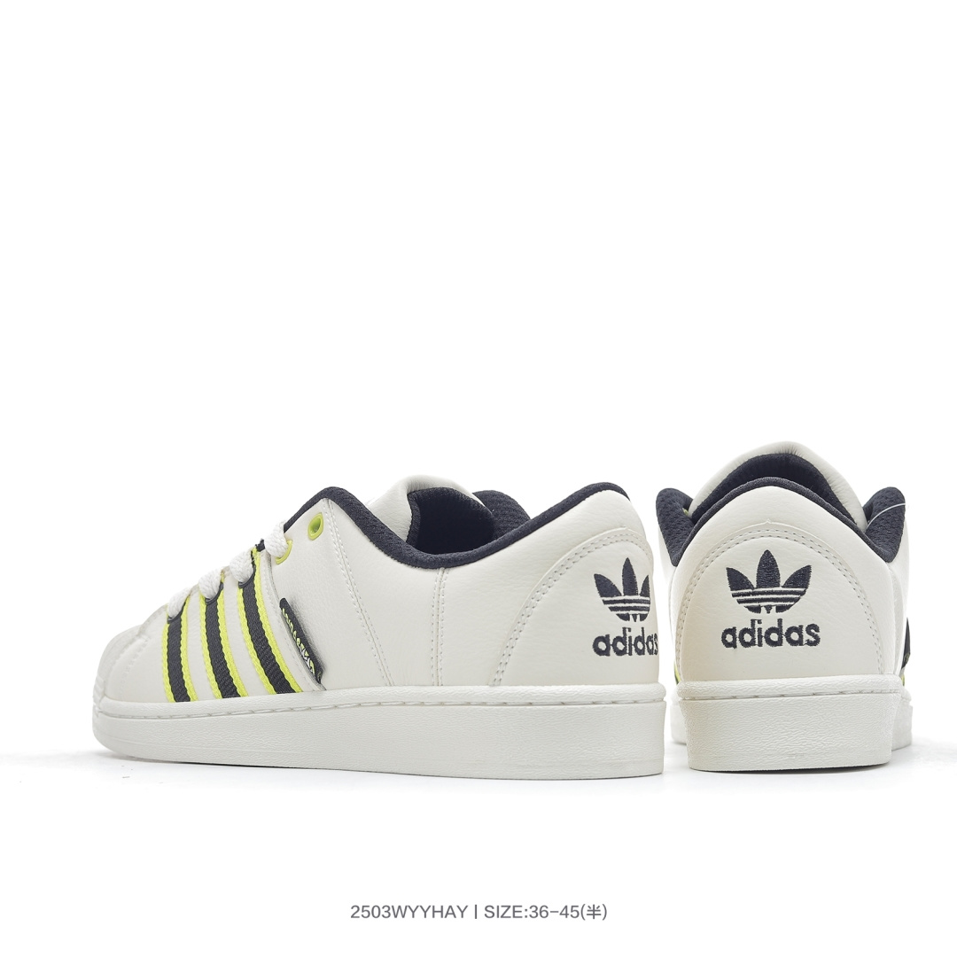 放店💰90  白荧光绿 IF8179
D❄️｜ 阿迪达斯/三叶草Adidas Originals Superstar 82"Black Sliver"经典贝壳头系列低帮百搭休闲运动板鞋“ 

码数：36 36.5 37 38 38.5 39 40 40.5 41 42 42.5 43 44 45
编号：2503WYYHAY