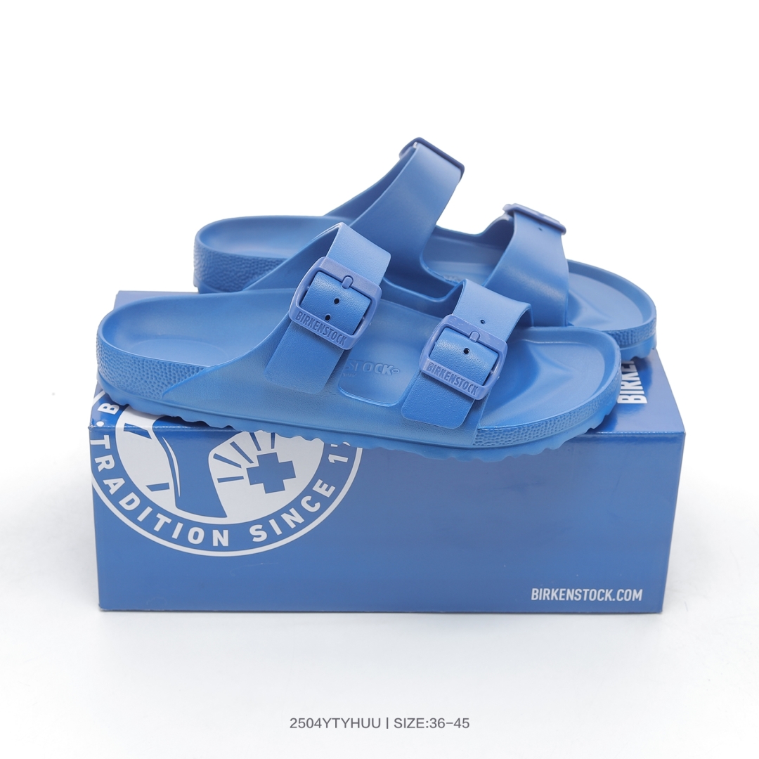 图片[2]-集🈴 博肯勃肯Birkenstock 休闲舒适 EVA 防滑皮质勃肯拖鞋 尺码：36 37 38 39 40 41 42 43 44 45-选品中心