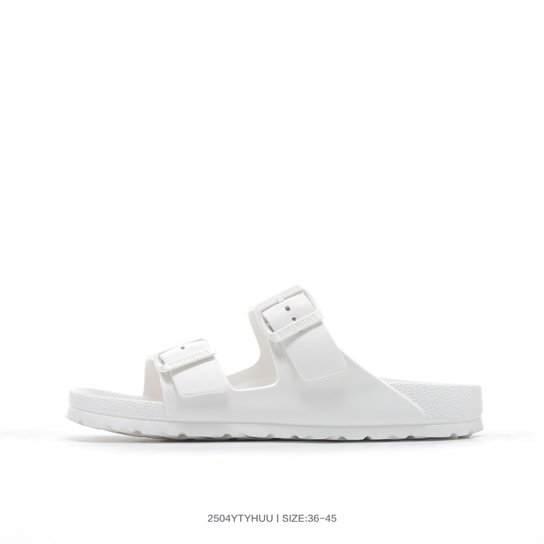 集🈴 博肯勃肯Birkenstock 休闲舒适 EVA 防滑皮质勃肯拖鞋 尺码：36 37 38 39 40 41 42 43 44 45-选品中心