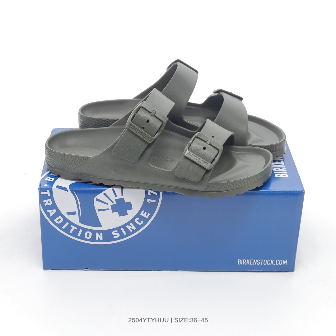 图片[5]-集🈴 博肯勃肯Birkenstock 休闲舒适 EVA 防滑皮质勃肯拖鞋 尺码：36 37 38 39 40 41 42 43 44 45-选品中心